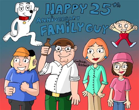 Happy 25th Anniversary Family Guy! by AwesomeCraft on DeviantArt