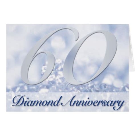 Diamond 60th Gems Anniversary Invitation Zazzle