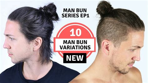 10 Different Man Bun Styles Mens Long Hairstyles Youtube