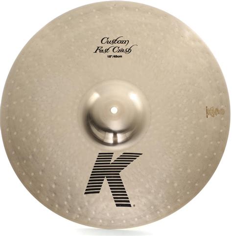 Zildjian 18 Inch K Custom Fast Crash Cymbal Sweetwater