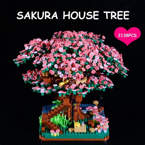 Bibilock D Cennie S De Construction Maison Et Arbre Sakura Pour Fille