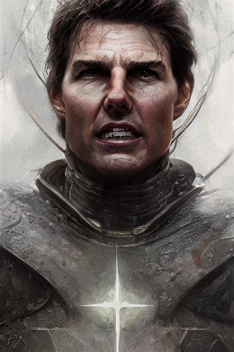 Krea Ai Portrait Of Tom Cruise As Inquisitor Of Holy Churc