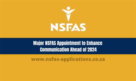 Major NSFAS Appointment To Enhance Communication Ahead Of 2024