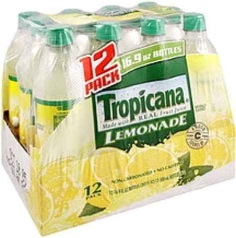 Tropicana Lemonade 12 Ea Nutrition Information Innit