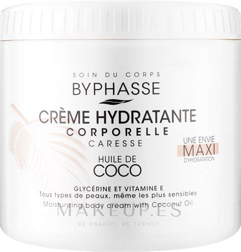 Byphasse Body Moisturizer Cream With Coconut Oil Crema Corporal