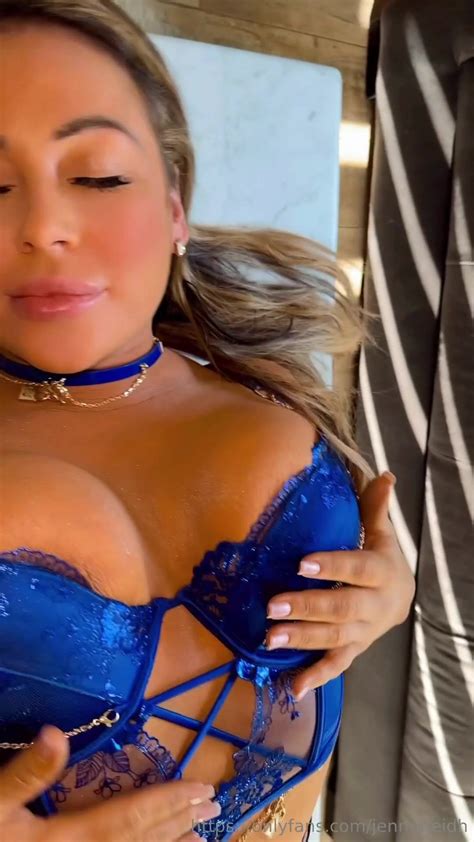 Jenni Neidhart Boob Bouncing Blue Lingerie Onlyfans Porn Video