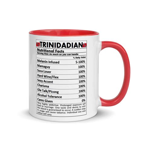 Trinidad And Tobago Mug Trinidad Mug Trinidad Flag Trinidad Print