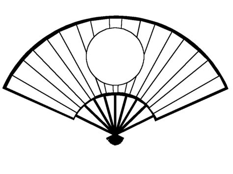 Как нарисовать веер карандашом поэтапно?