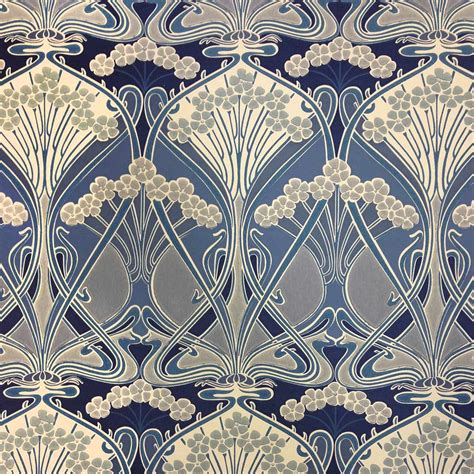 Papier Peint Ianthe Flower Liberty Art Deco Wallpaper Art Nouveau