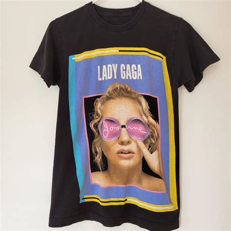 Lady Gaga Joanne World Tour Graphic T Shirt Size Depop