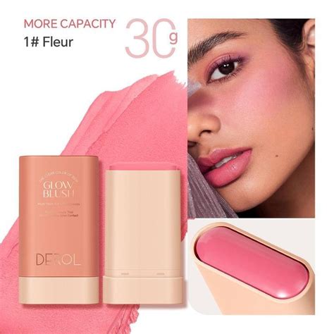 Derol Blush Stick Natural Nude Makeup Contouring Brightening