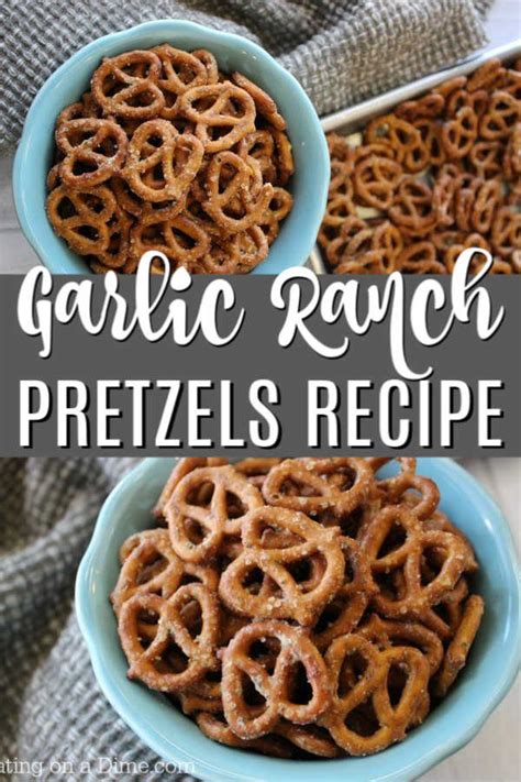 Easy Seasoned Pretzels Recipe Recipes Seasoned Pretzels Pretzels