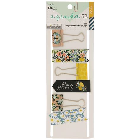 Bee Yourself Binder Clips And Magnetic Bookmarks Hobby Lobby 2168193