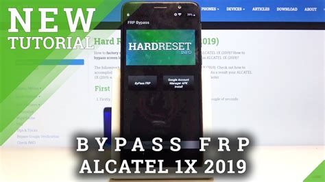 How To Unlock FRP On ALCATEL 1X 2019 Bypass Google Verification YouTube