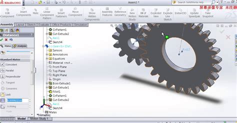 Proper Gear Assembly In Solidworks Youtube