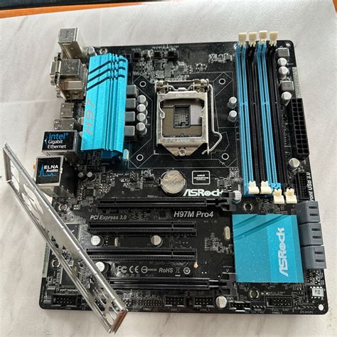 Yahooオークション マザーボード Asrock H97m Pro4 Lga1150 通電確