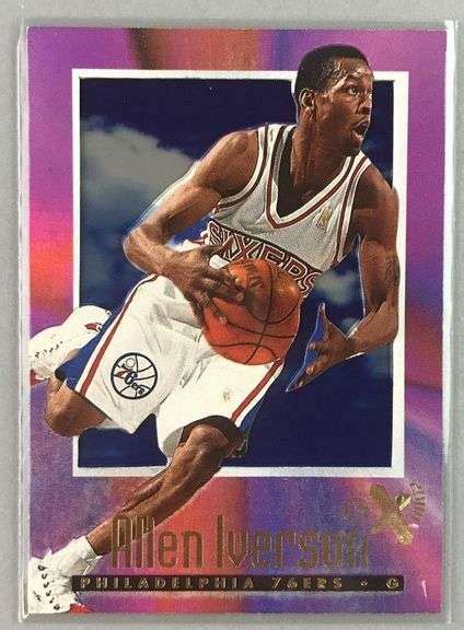 1996 Allen Iverson Skybox Ex 2000 Basketball Matthew Bullock Auctioneers