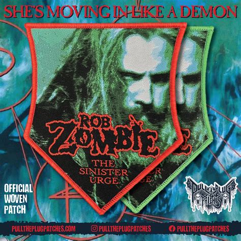 Rob Zombie - The Sinister Urge – Pull The Plug Patches