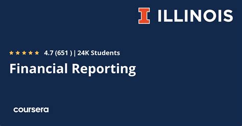 Financial Reporting Coursera