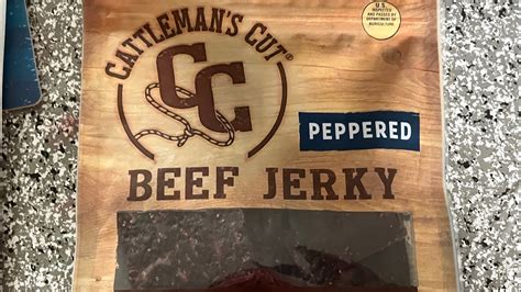 Cattlemans Cut Beef Jerky Peppered YouTube