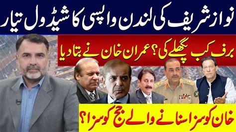 Imran Khans Future Plan Awaz Sharif Ready To Leave For London Cipher Case Judge In Trouble