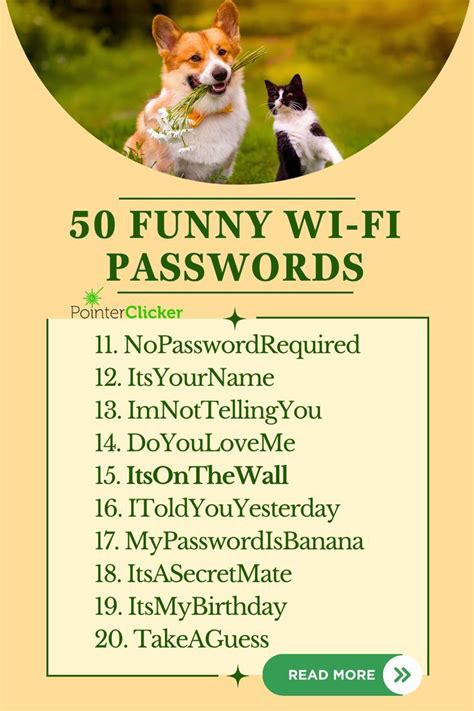 50 Hilariously Creative Wi Fi Passwords To Make People Laugh Funny