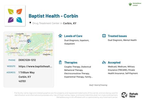 Baptist Health Corbin In Kentucky • Rehabnow