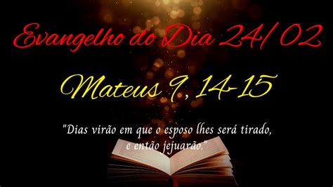 Evangelho Do Dia Mateus Youtube