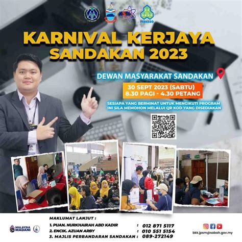 Karnival Kerjaya Sandakan Anjuran Jpsm September Dewan