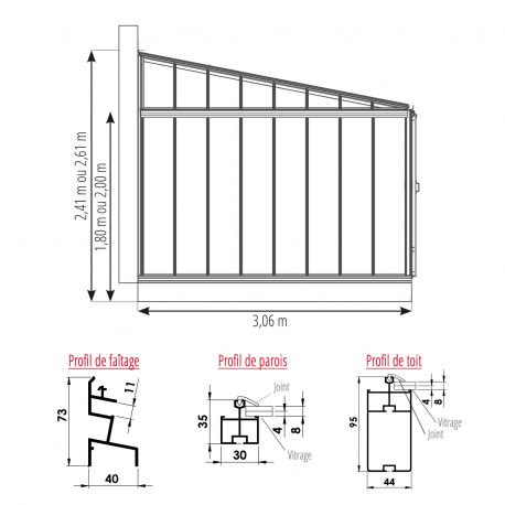 Serre En Verre Luxia R Tro Adoss E M Aluminium Livraison