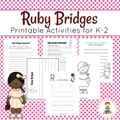 Free Printable Ruby Bridges Activities For Kindergarten This Bundle