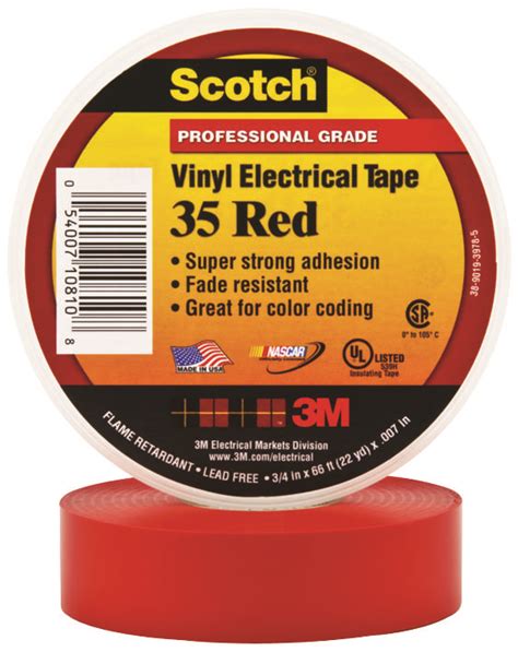 35 Red 34x66ft 3m Tape Insulation Pvc