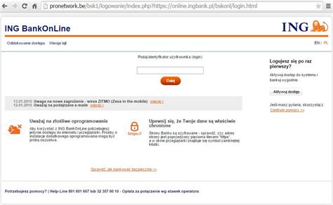Ważna wiadomość z banku ING Uważaj na kolejne oszustwo Wiadomości