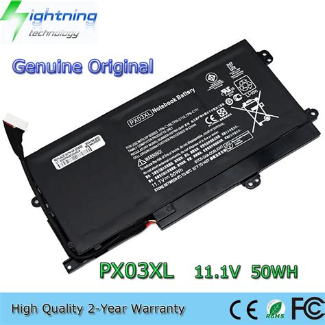 Brand New Genuine Original PX03XL 11 1V 50Wh Laptop Battery For HP Envy