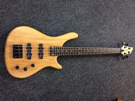 STAGG BC300 3 4 Size Electric Bass Guitar Natural Finish Reverb