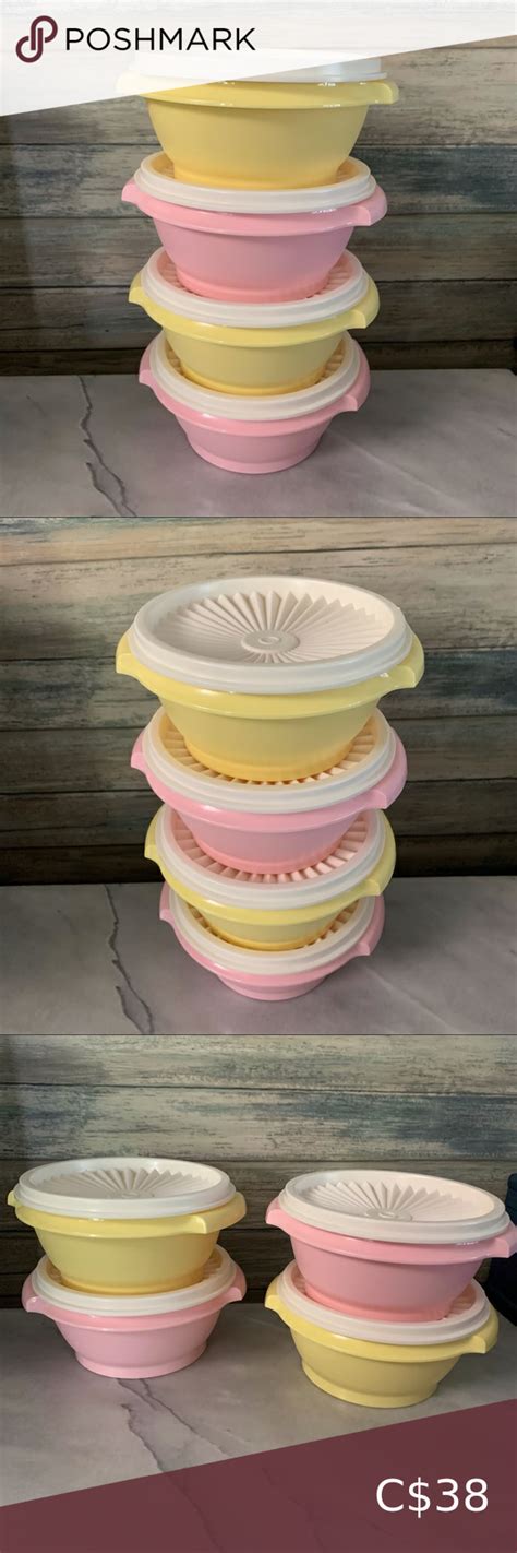 Tupperware Vintage Style Servalier Bowls New Bowl Tupperware