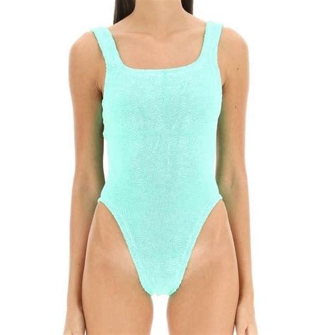 Hunza G Swim Nwt Hunza G 2 Piece Square Neck Bikini Set One Size In