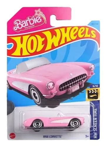 Auto Hot Wheels 1956 Corvette Barbie Screen Time 9 10 Cuotas sin interés