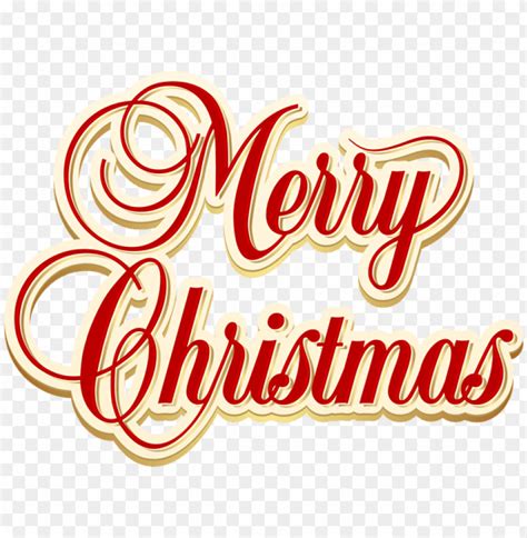 Merry Christmas Png Text PNG Images 41316 TOPpng