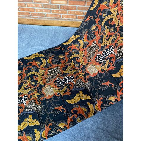 Jual Kain Batik SOLO Cabut Motif Daun Latar Shopee Indonesia