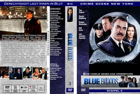 Blue Bloods - Staffel 3 DVD Cover (2012) german custom