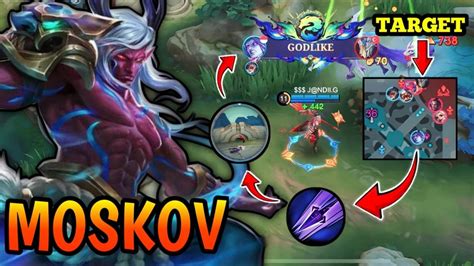 Moskov BUFF Sekali Ulti Tombak Kena Terus Build Top 1 Global Moskov