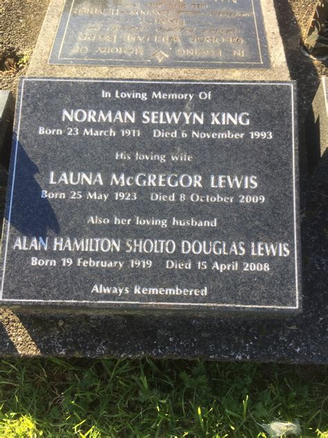 Alan Hamilton Sholto Douglas Lewis Find A Grave Memorial