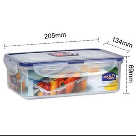 Jual LOCK LOCK Rectangular Food Container 1 Liter HPL817 Lock N Lock