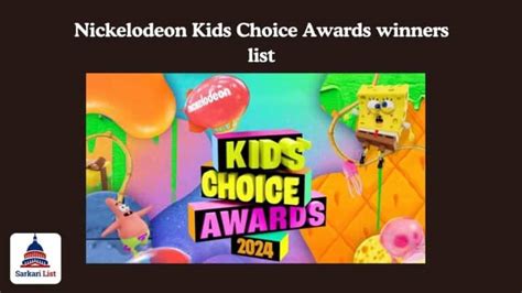 Nickelodeon Kids Choice Awards 2024 Winners List Declared