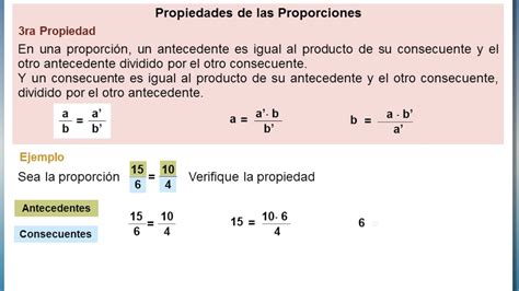 Razones Y Proporciones Proporciones Teoremas Y Propiedades Parte Iv Youtube