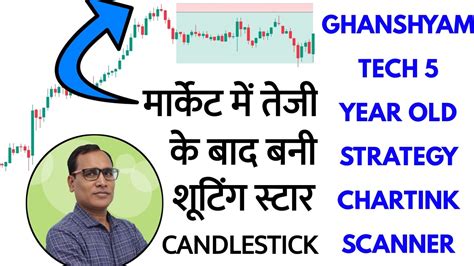 Ghanshyam Tech 5 Year Old Trading Strategy Chartink Scanner Shooting