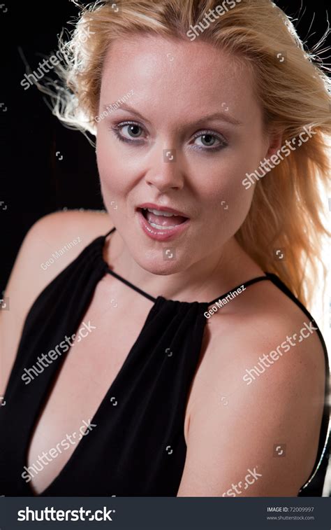 Beautiful Thirties Caucasian Blonde Woman Stock Photo Shutterstock