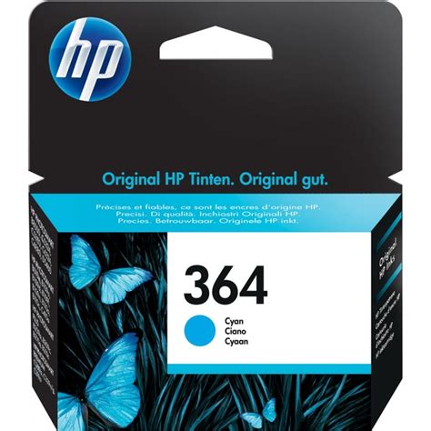 HP Cartucho de tinta original 364 cian Rendimiento estándar Tinta a