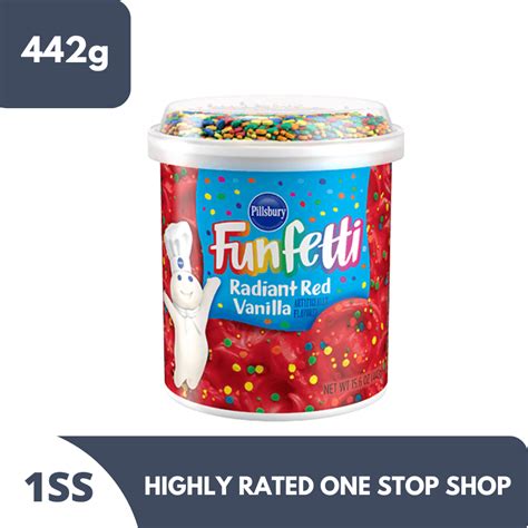 Pillsbury Funfetti Radiant Red Vanilla Frosting G Lazada Ph